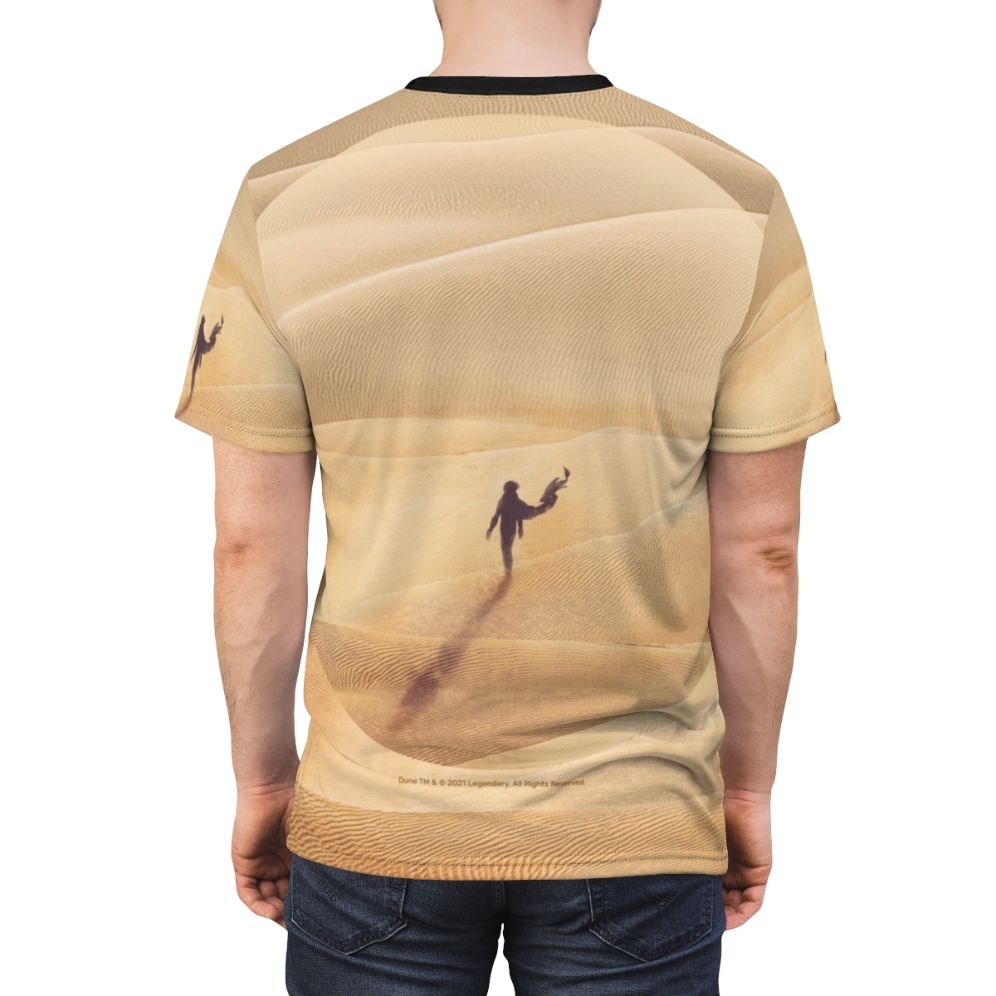 Dune Arrakis fan art design t-shirt - men back