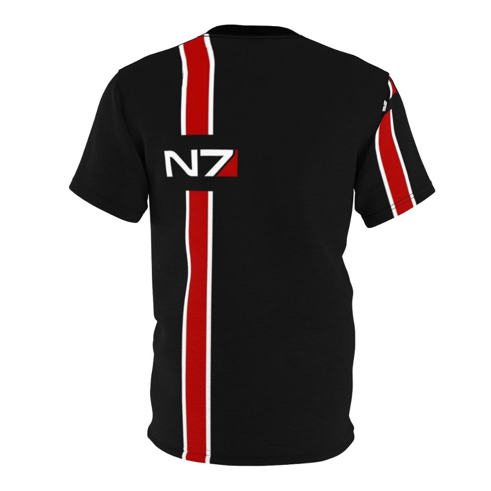 Mass Effect inspired t-shirt featuring the iconic N7 emblem - Back