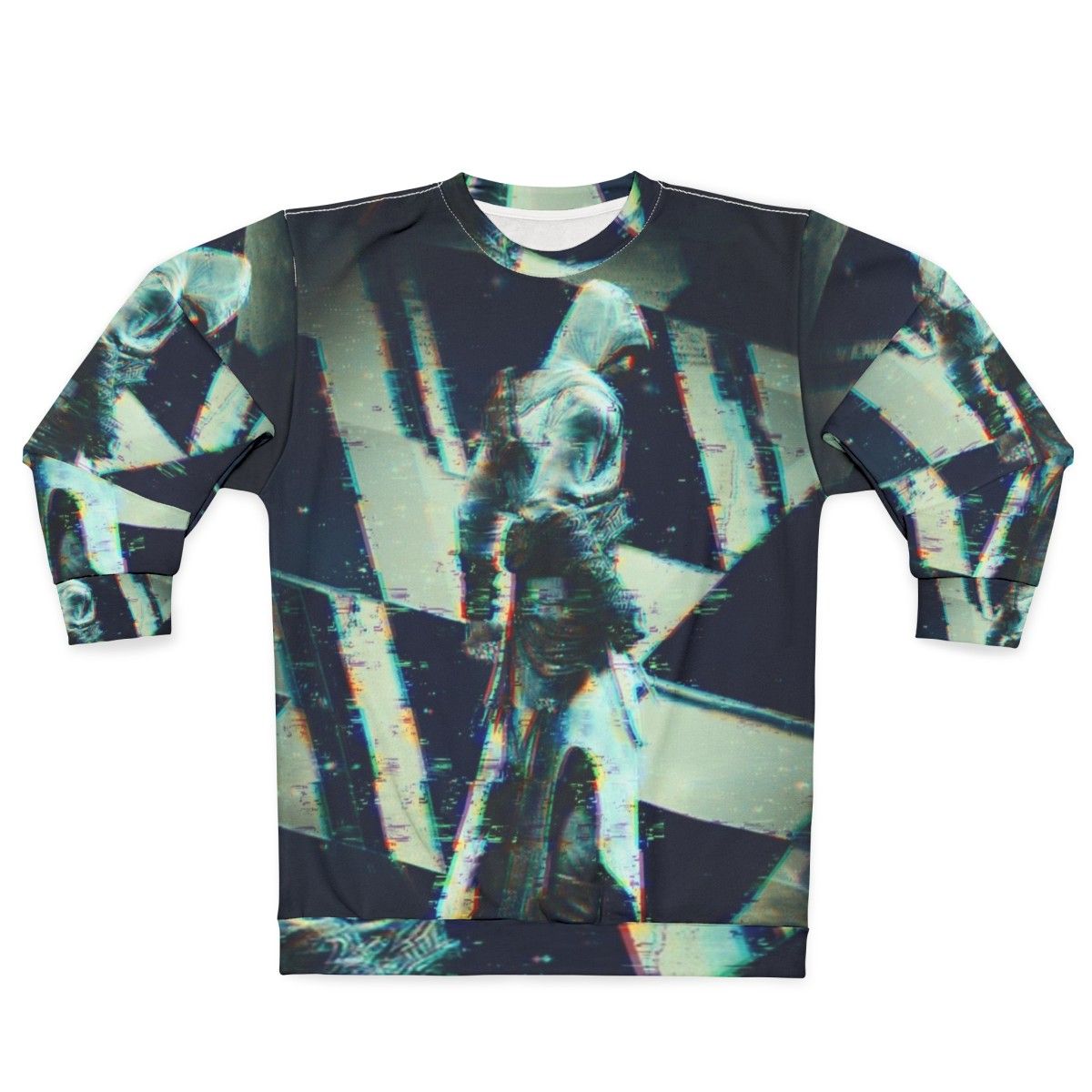 Assassin's Creed inspired glitch sweatshirt