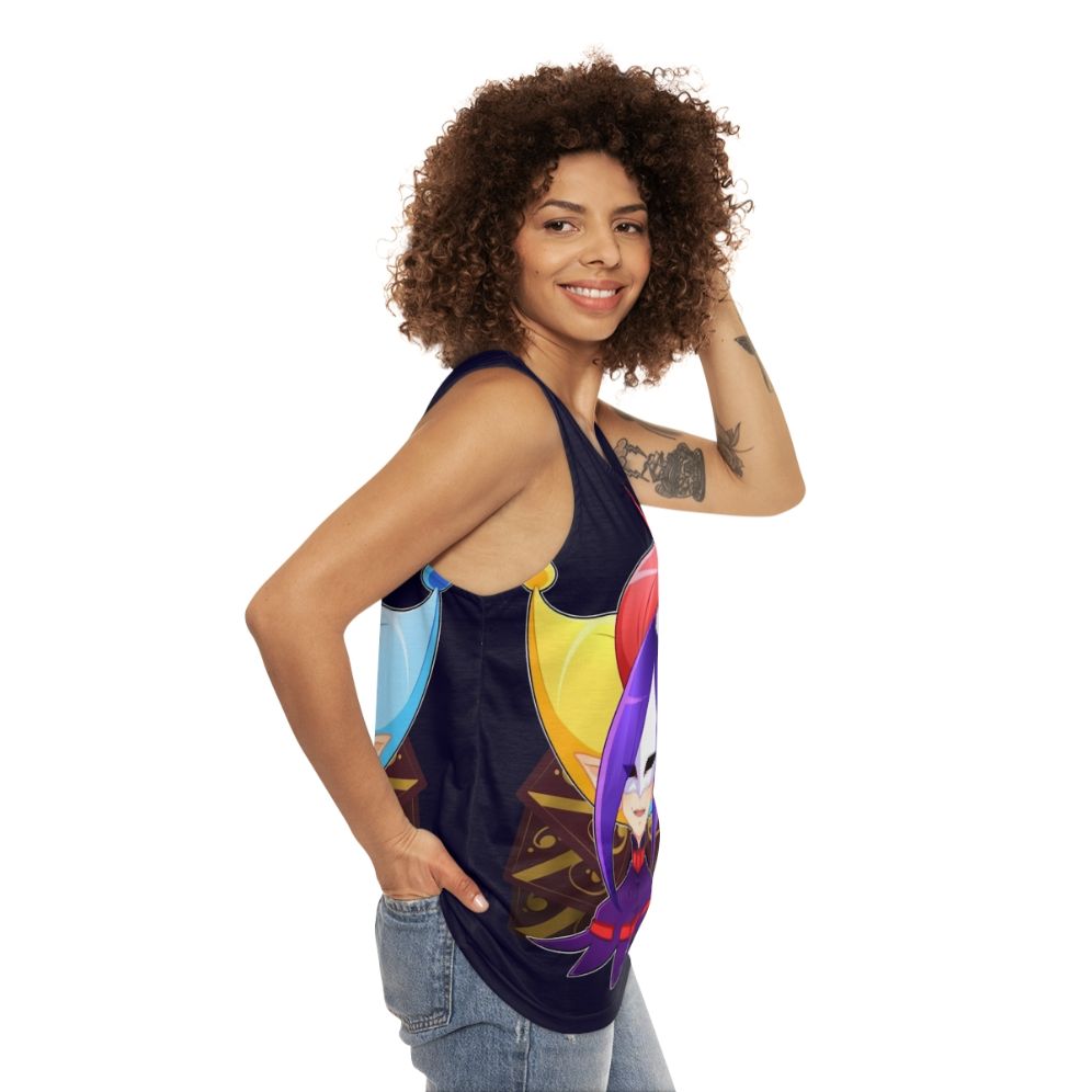 Joker Rascal Magical Girl Anime Unisex Tank Top - women side