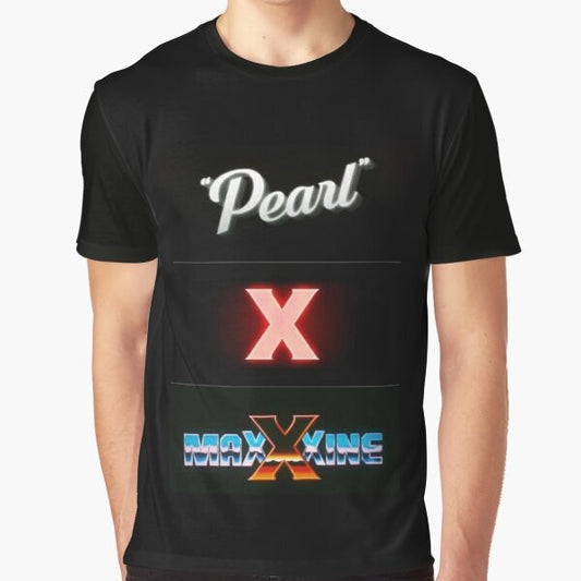 Pearl X Maxxxine 2024 Mia Goth Horror Movie Graphic T-Shirt