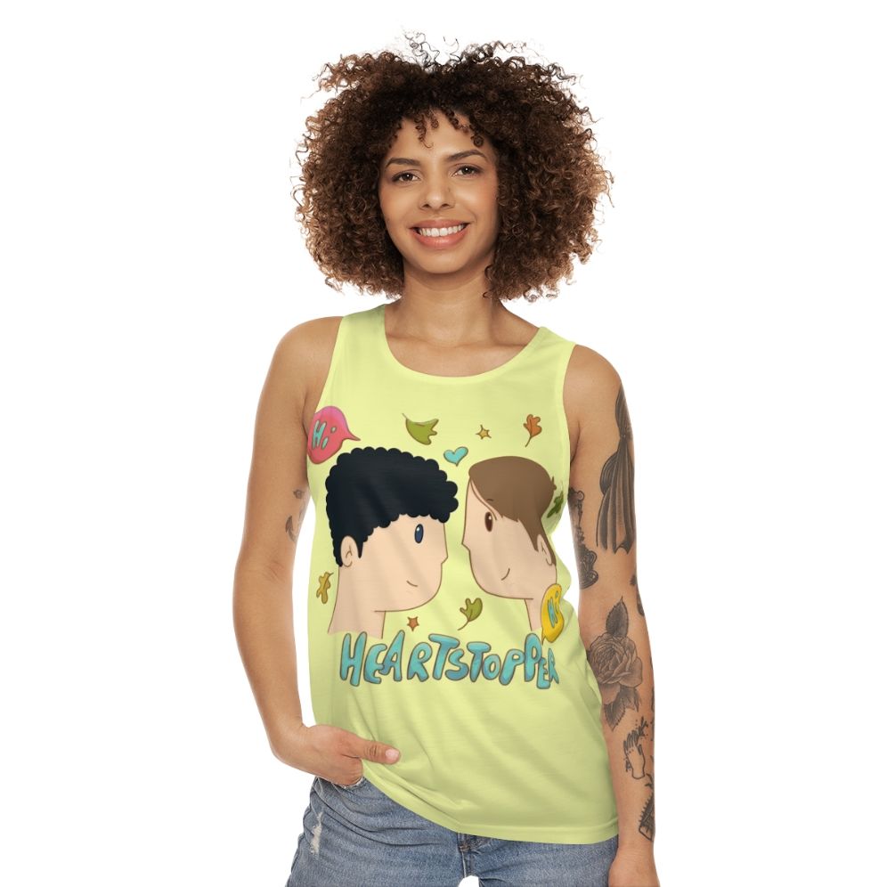 Heartstopper Nick and Charlie Unisex Tank Top - women