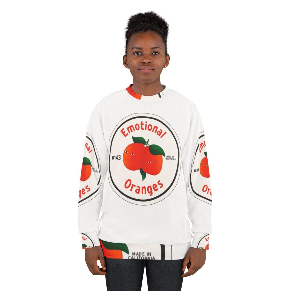 Vintage Emotional Oranges Band Sweatshirt - women