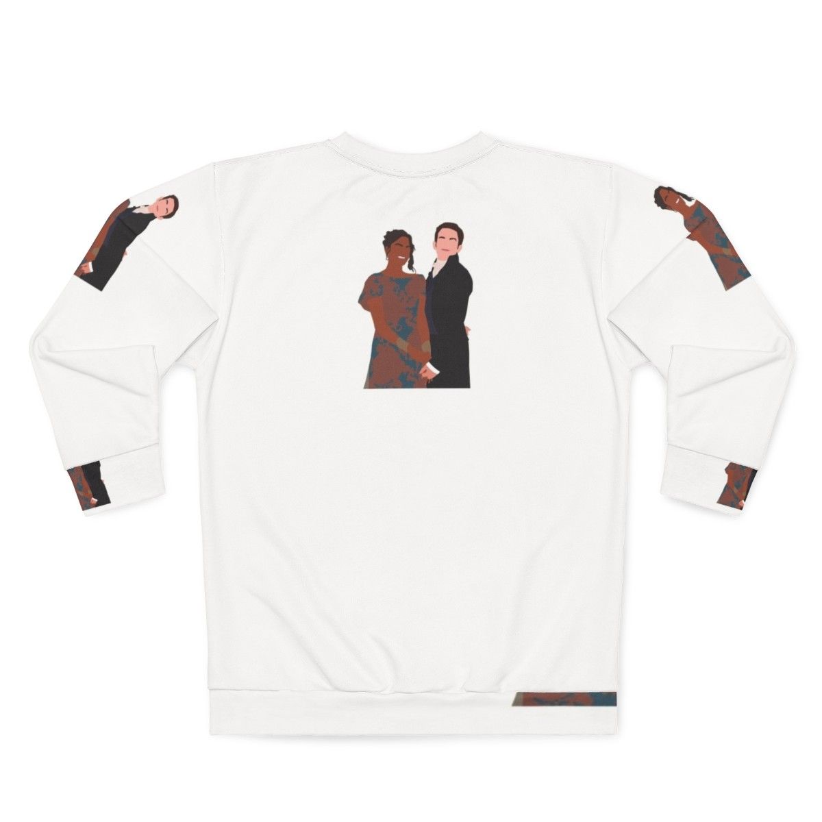 Bridgerton Netflix Sweatshirt featuring Anthony and Kate Bridgerton - Back