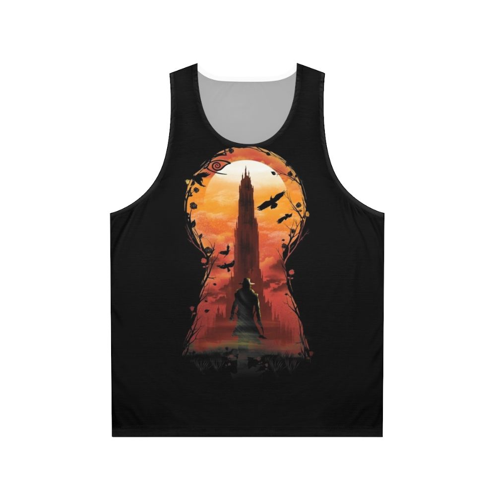 Unisex tank top with The Wind Through The Kyehole design