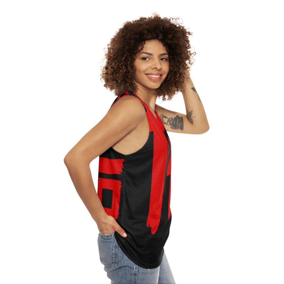 Indochine Logo Unisex Graphic Tank Top - women side