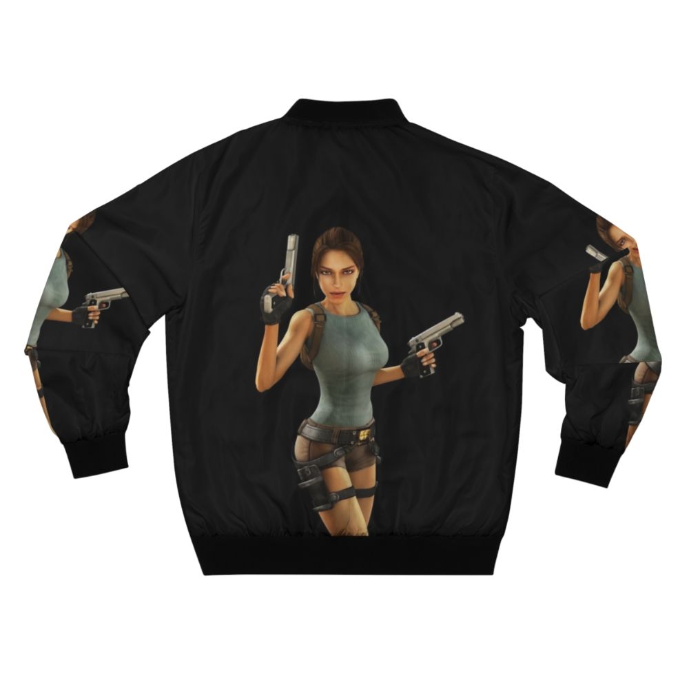 Lara Croft Bomber Jacket - Celebrate the Tomb Raider Anniversary with this stylish and iconic gaming-inspired outerwear - Back