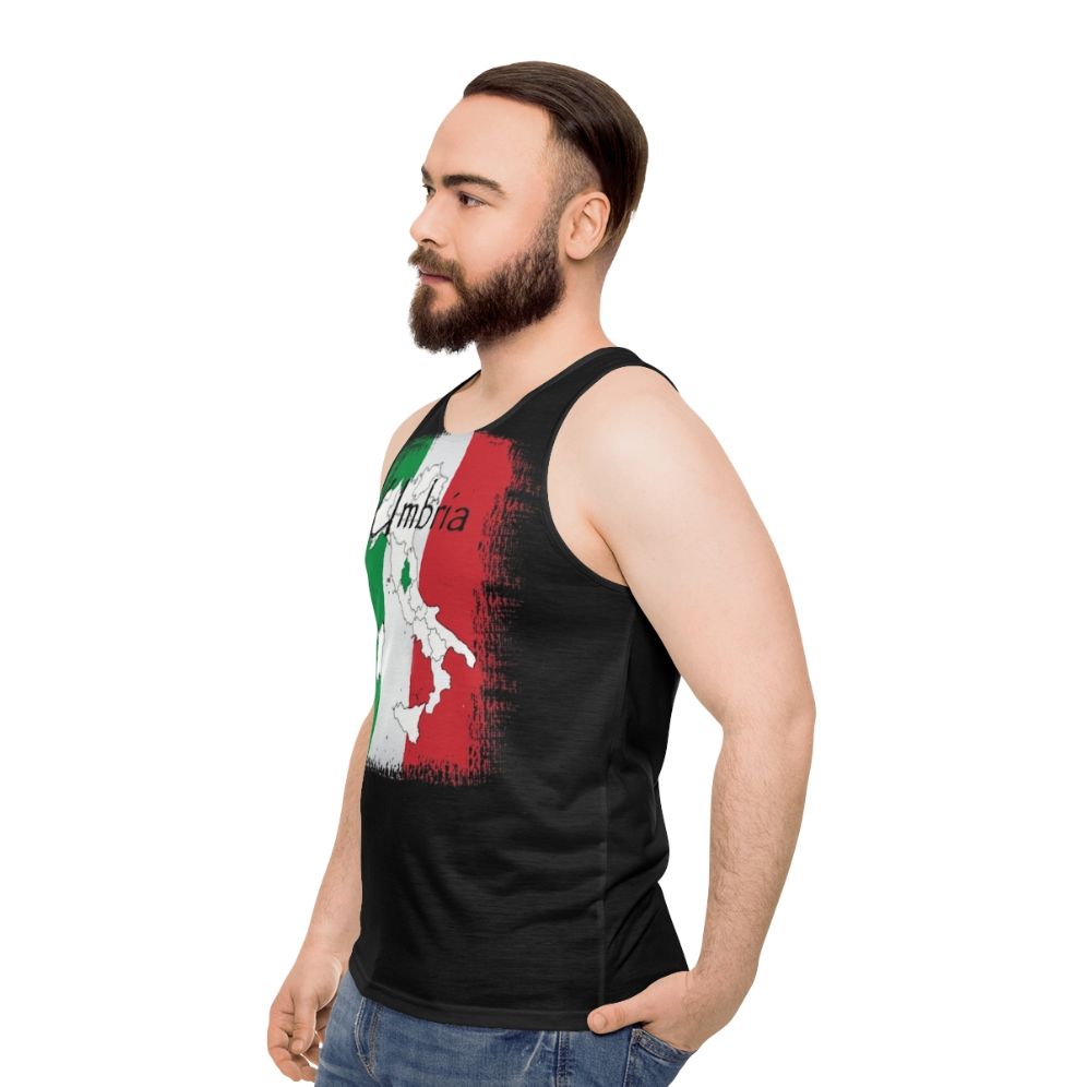 Unisex Umbria Pride Tank Top - men side