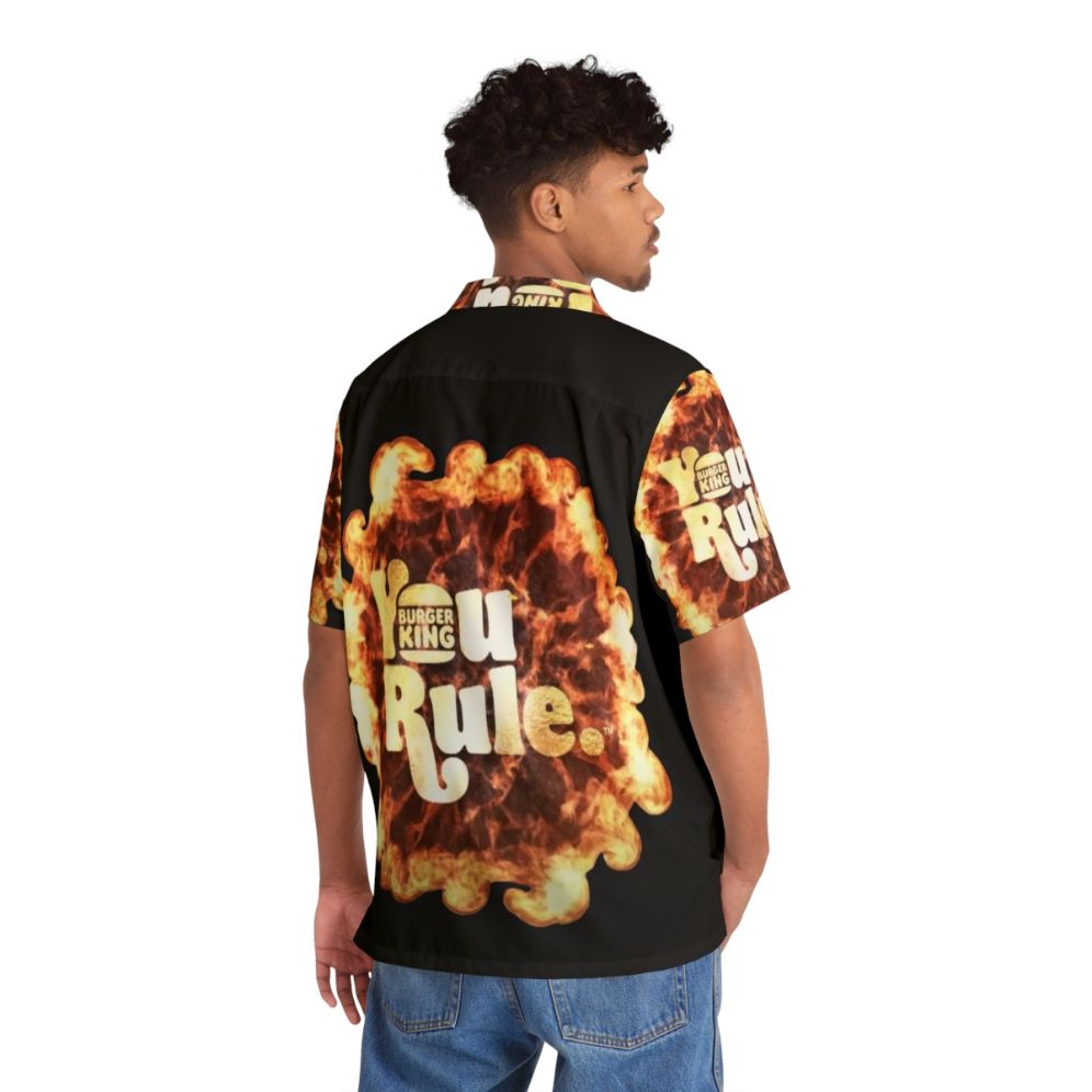 "You Rule" Hawaiian Shirt with Burger King Branding - People Back