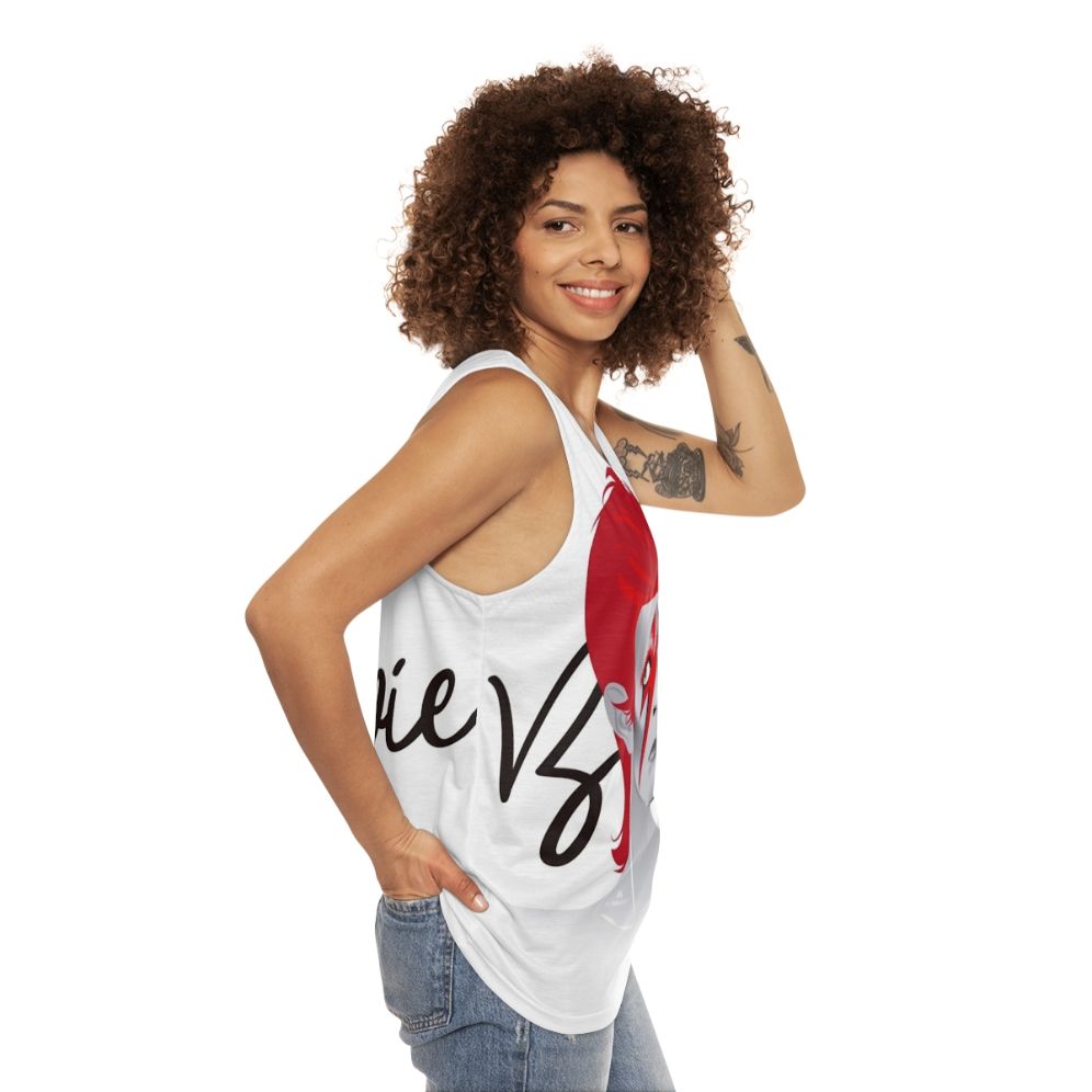 Lightning Unisex Tank Top featuring Alejandro Mogolloart's Pop Art Design - women side