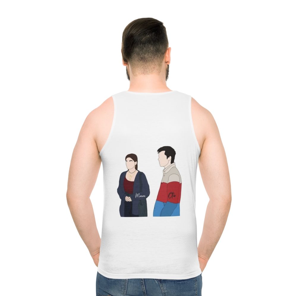 "Otis and Maeve Sex Education Unisex Tank Top" - men back