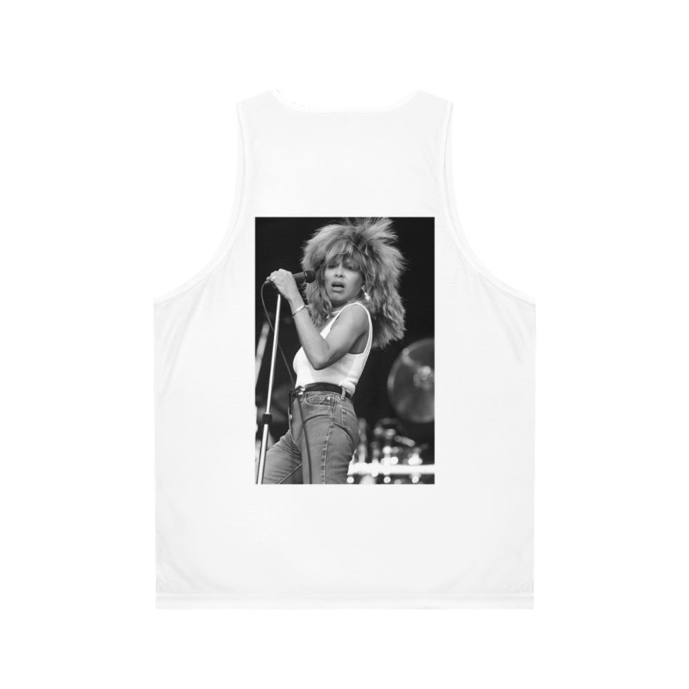 Tina Turner Inspired Unisex Music Fan Tank Top - Back