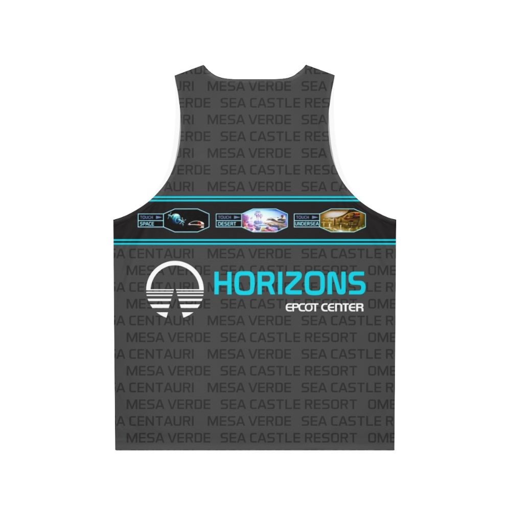 Futuristic Horizons Unisex Tank Top - Back