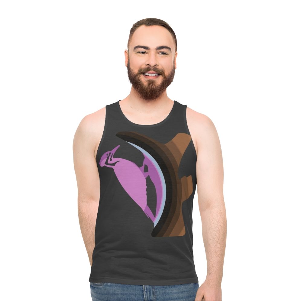 Woodpecker Legendary Animals Unisex Tank Top - men