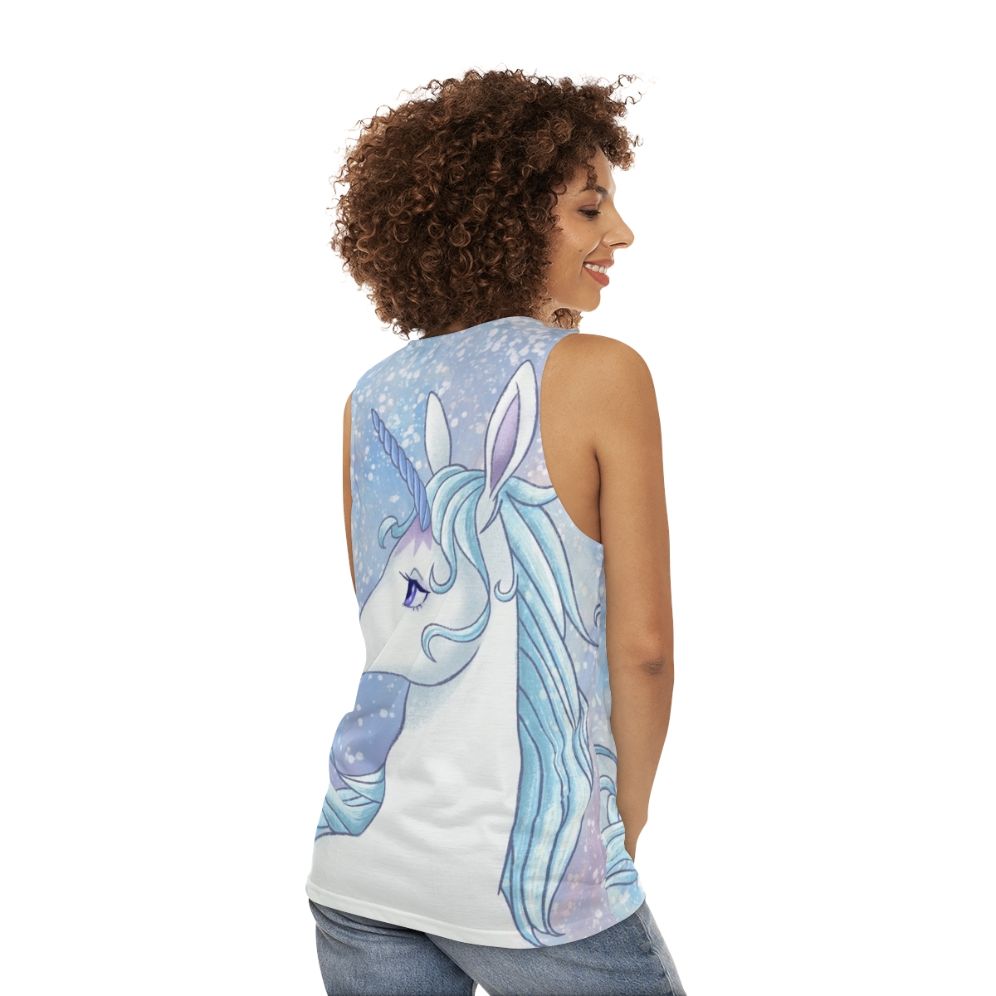 The Last Unicorn Unisex Fantasy Tank Top - women back