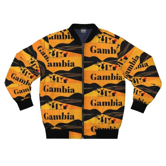 Gambia Bomber Jacket, a stylish and versatile unisex jacket