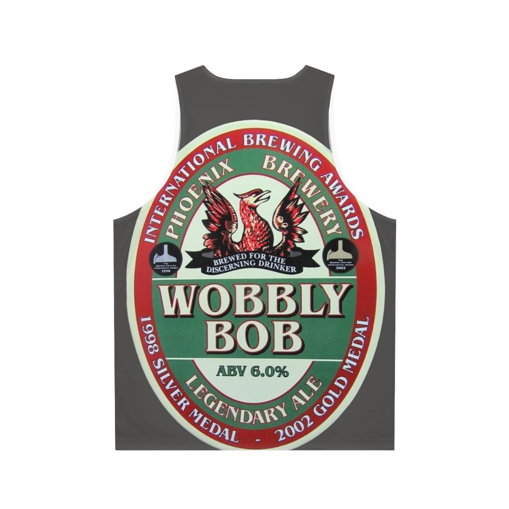 Wobbly Bob Legendary Ale Unisex Tank Top - Back