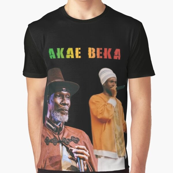 Akae Got Midnite Reggae Graphic T-Shirt with Rastafarian-inspired design