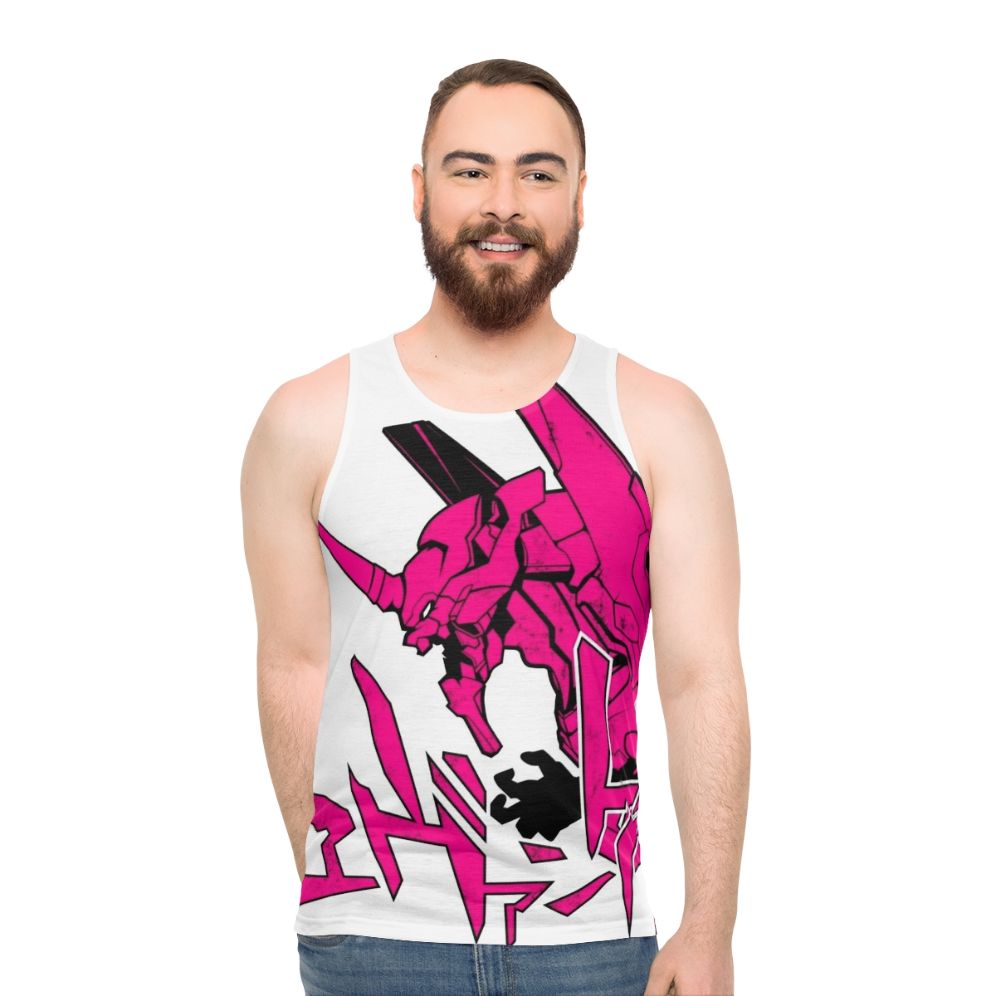 Neon Genesis Evangelion Inspired Unisex Tank Top - men