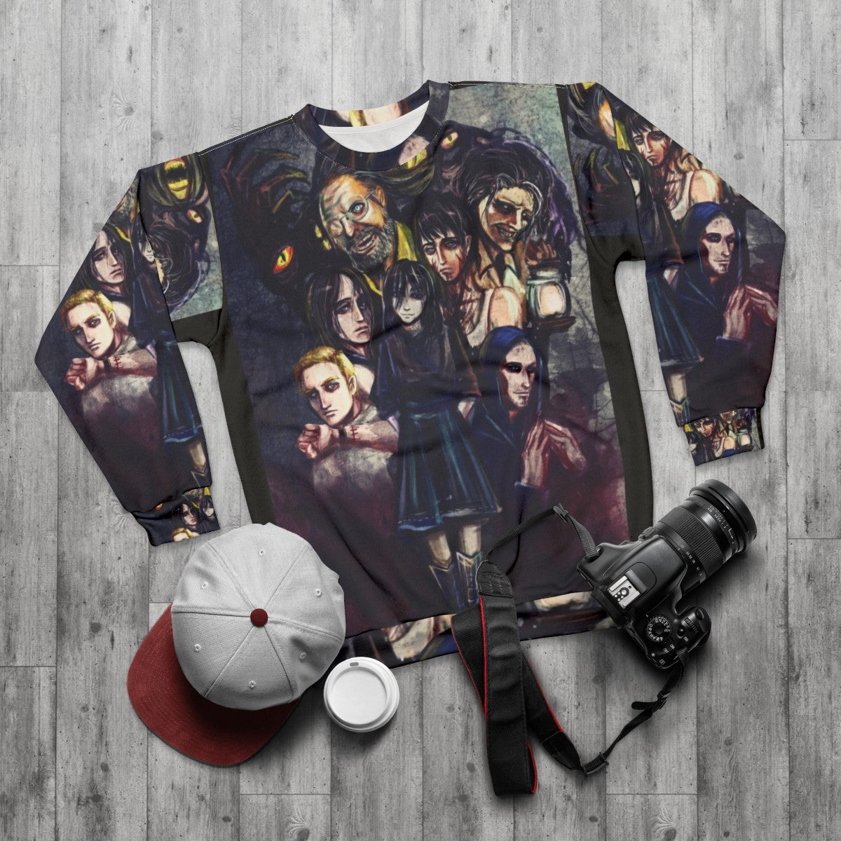 Resident Evil 7 "Everybody's Dead" Sweatshirt - flat lay