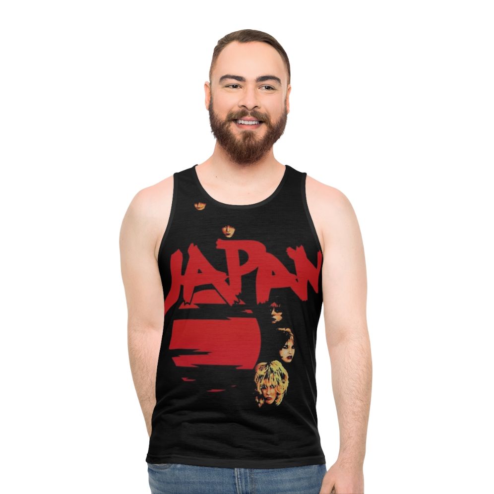 Adolescent unisex tank top for music lovers - men