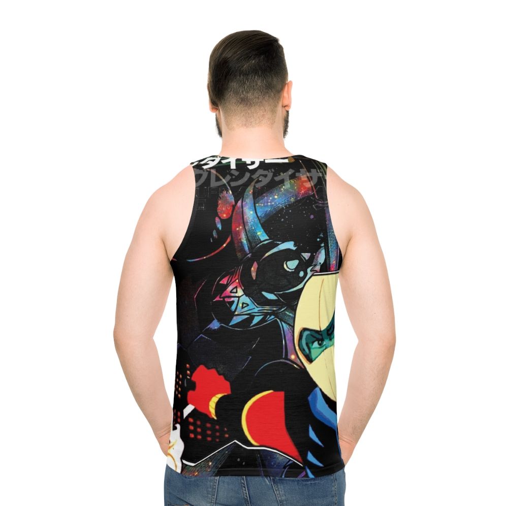 Goldorak Grendizer anime mecha unisex tank top - men back