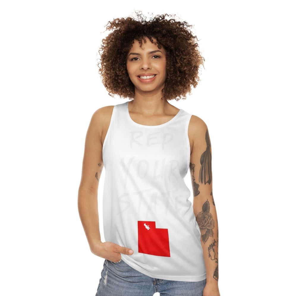 Unisex Utah state pride tank top - women