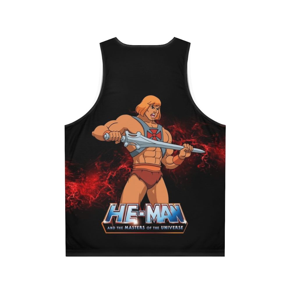 Retro He-Man Masters of the Universe Unisex Tank Top - Back