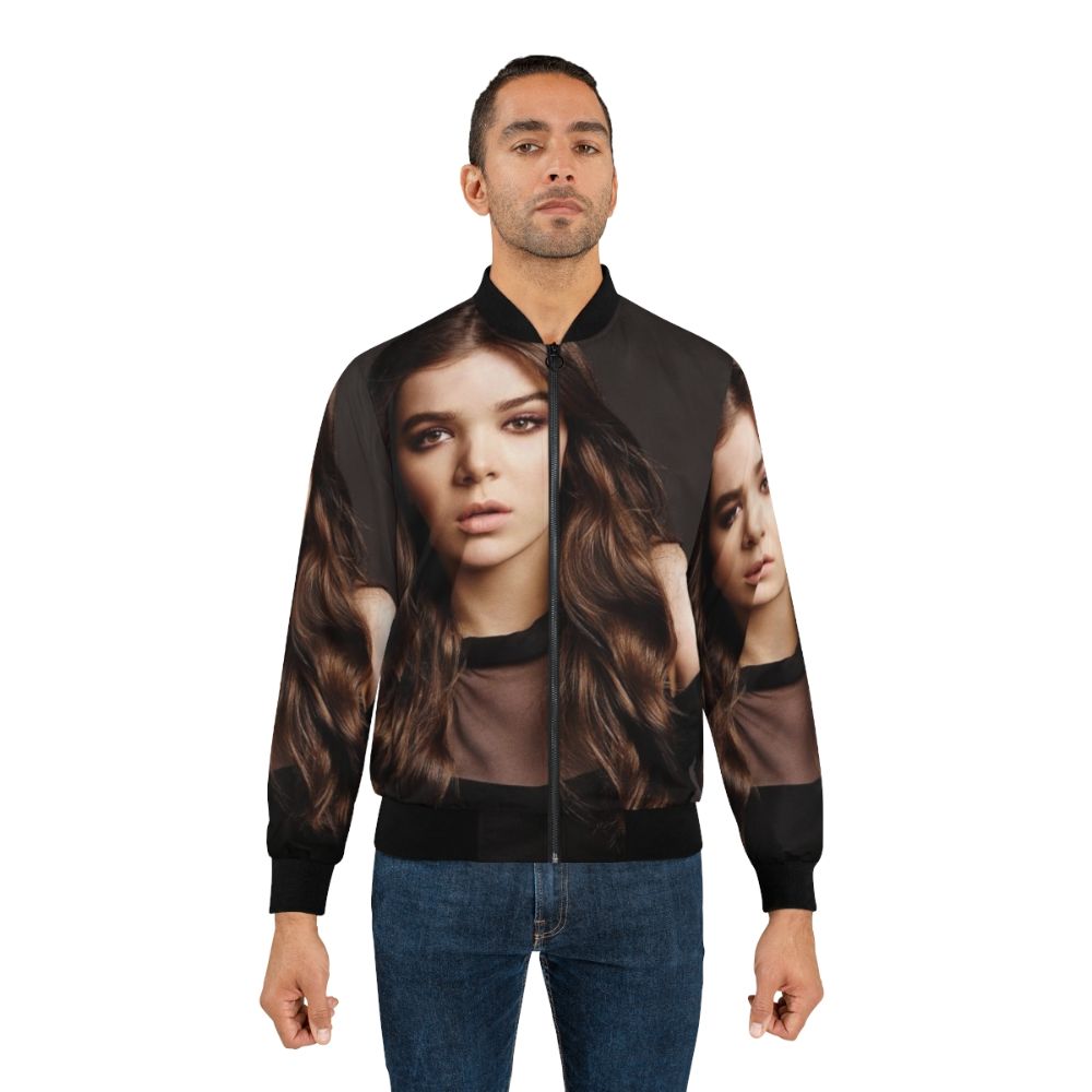 Hailee Steinfeld wearing a stylish bomber jacket - Lifestyle