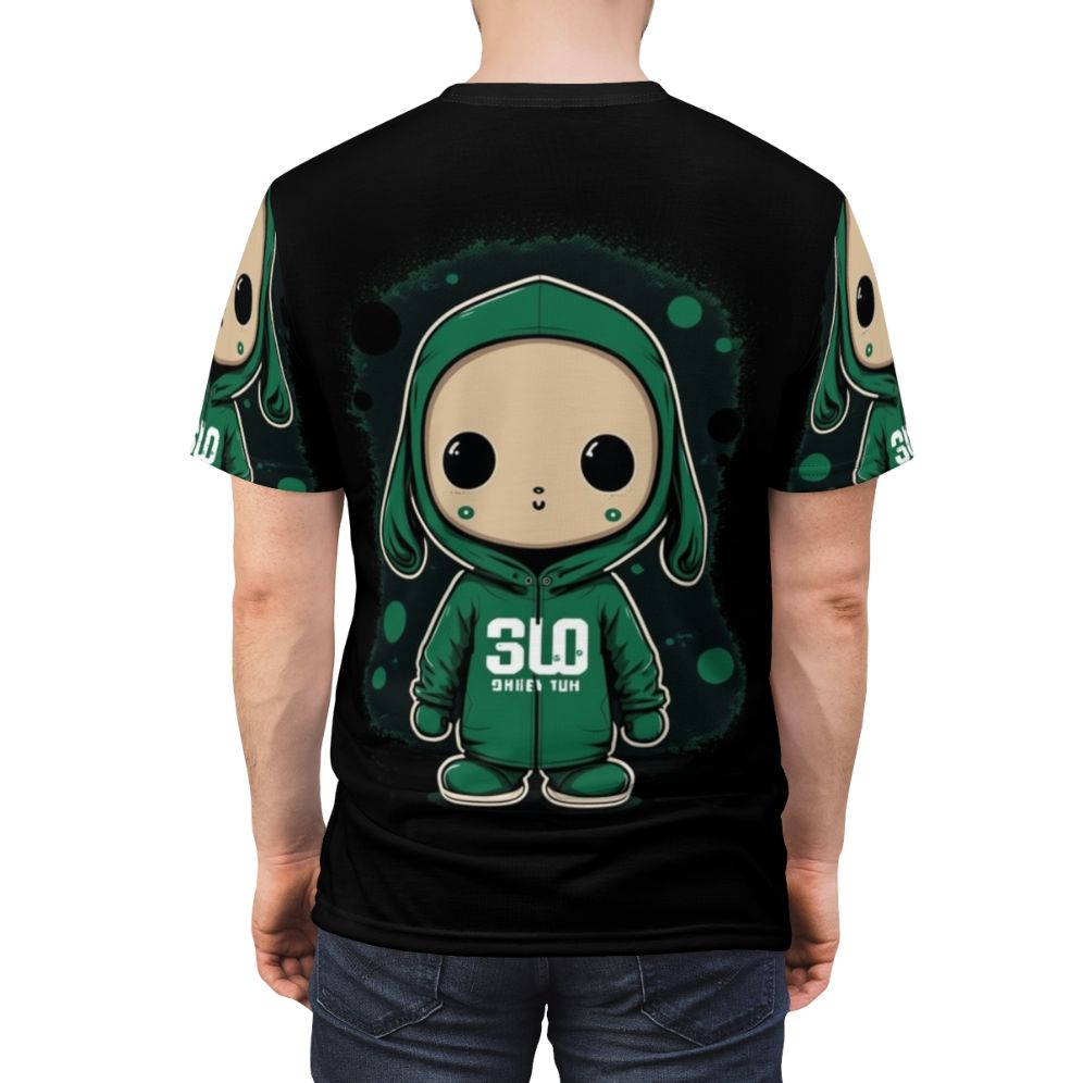 Kang Sae Byeok Player 67 inspired all-over-print t-shirt for Squid Game fans - men back