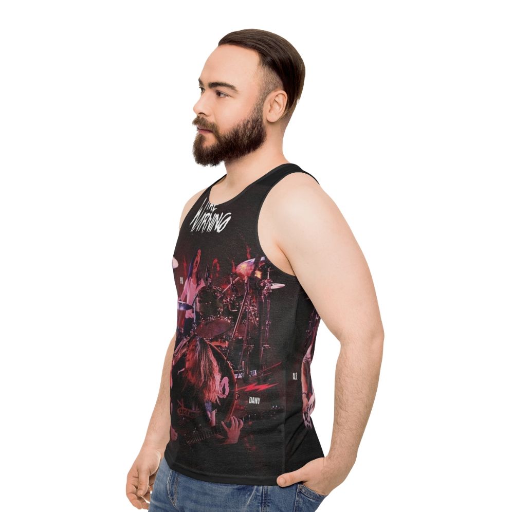 The Warning Band Unisex Rock Band Tank Top - men side