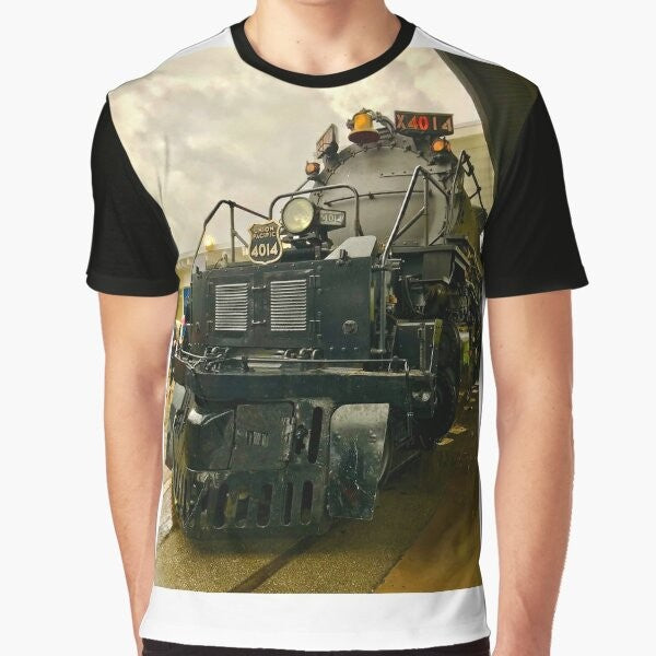 Vintage Big Boy Steam Locomotive Graphic T-Shirt