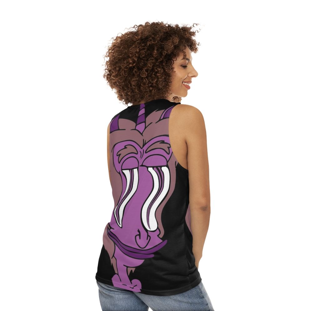 Big Mouth Hormone Monster Unisex Graphic Tank Top - women back