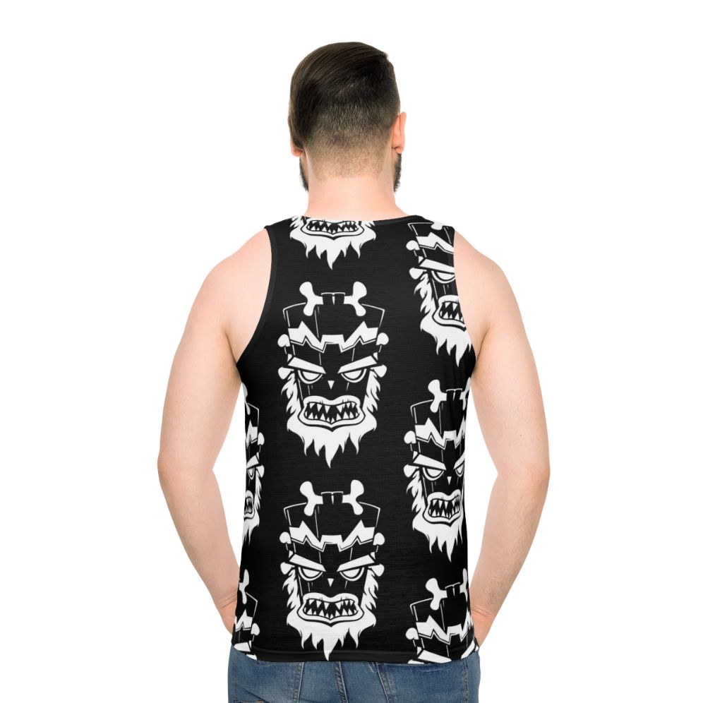 Game Over Unisex Crash Bandicoot Tiki Tank Top - men back