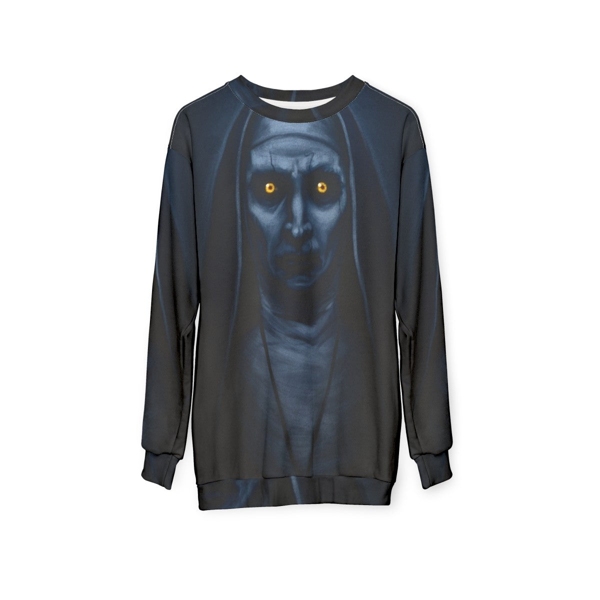 Valak painting horror sweatshirt - hanging