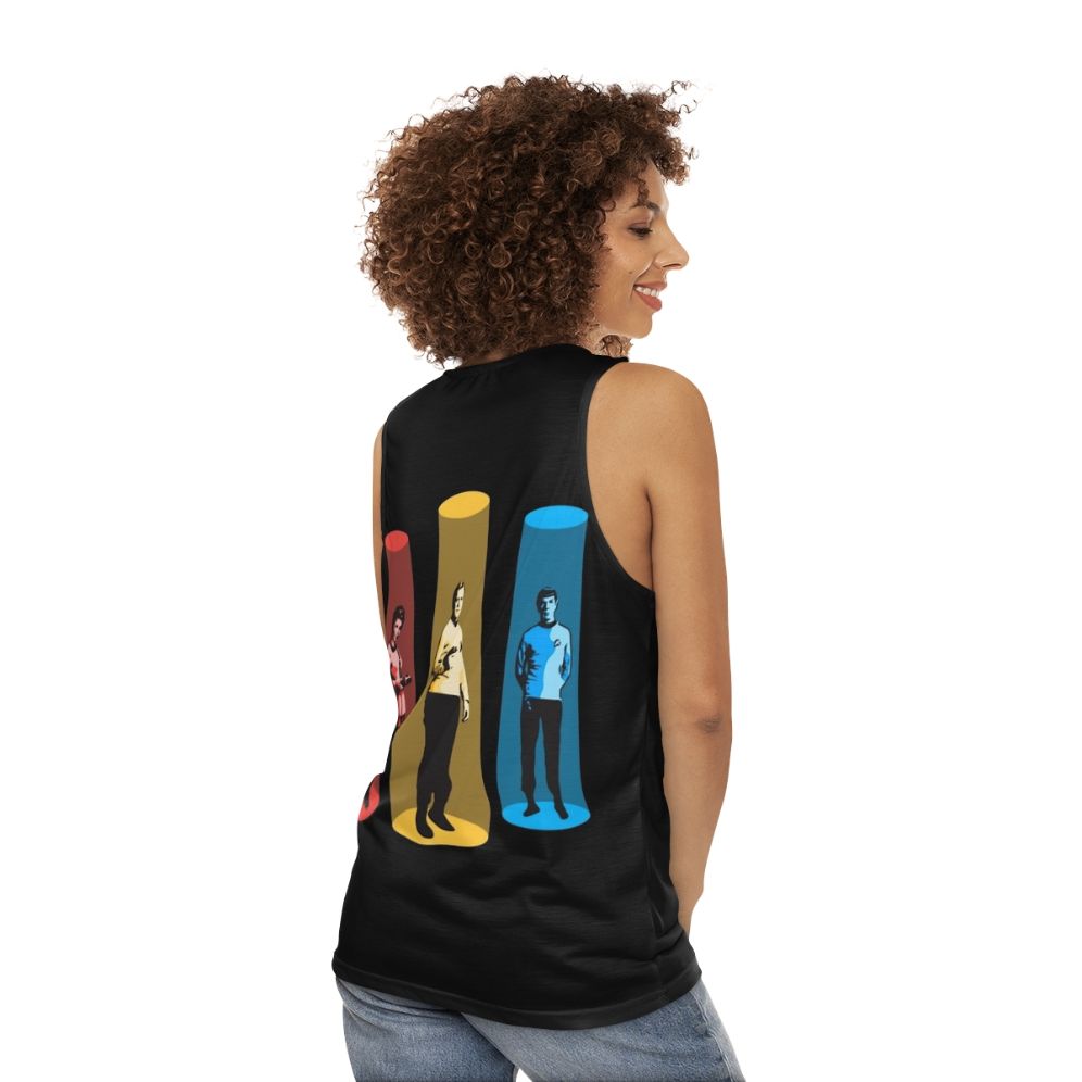 Unisex 'Beam Me Up Scotty' Star Trek Tank Top - women back