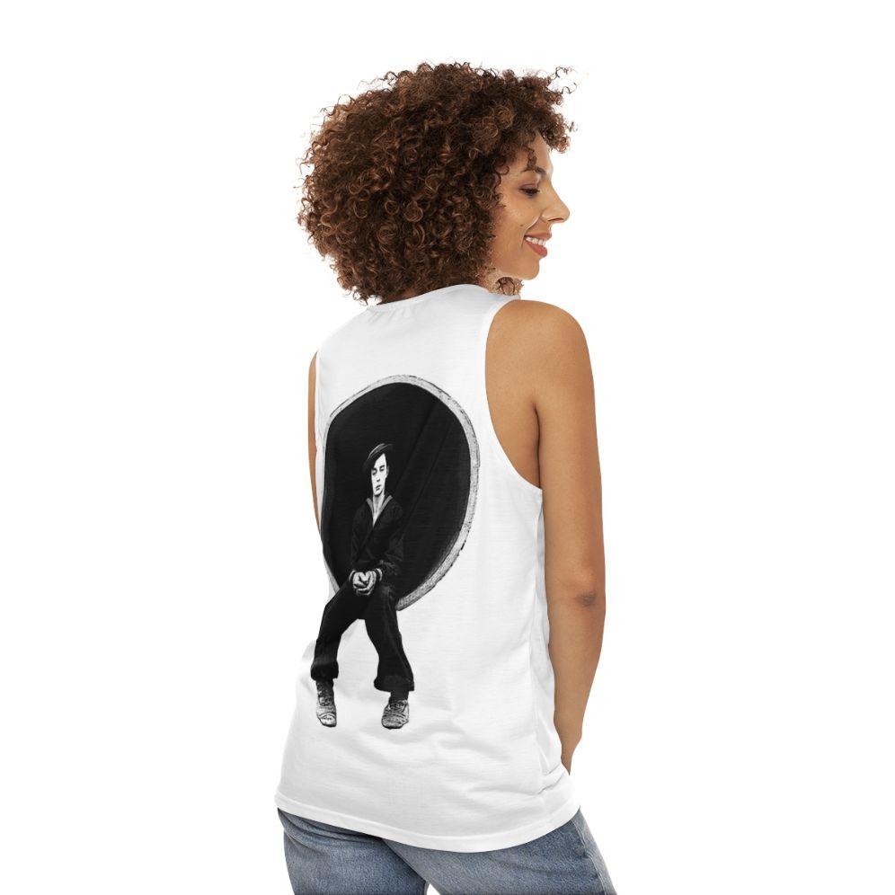 Buster Keaton Unisex Tank Top - women back