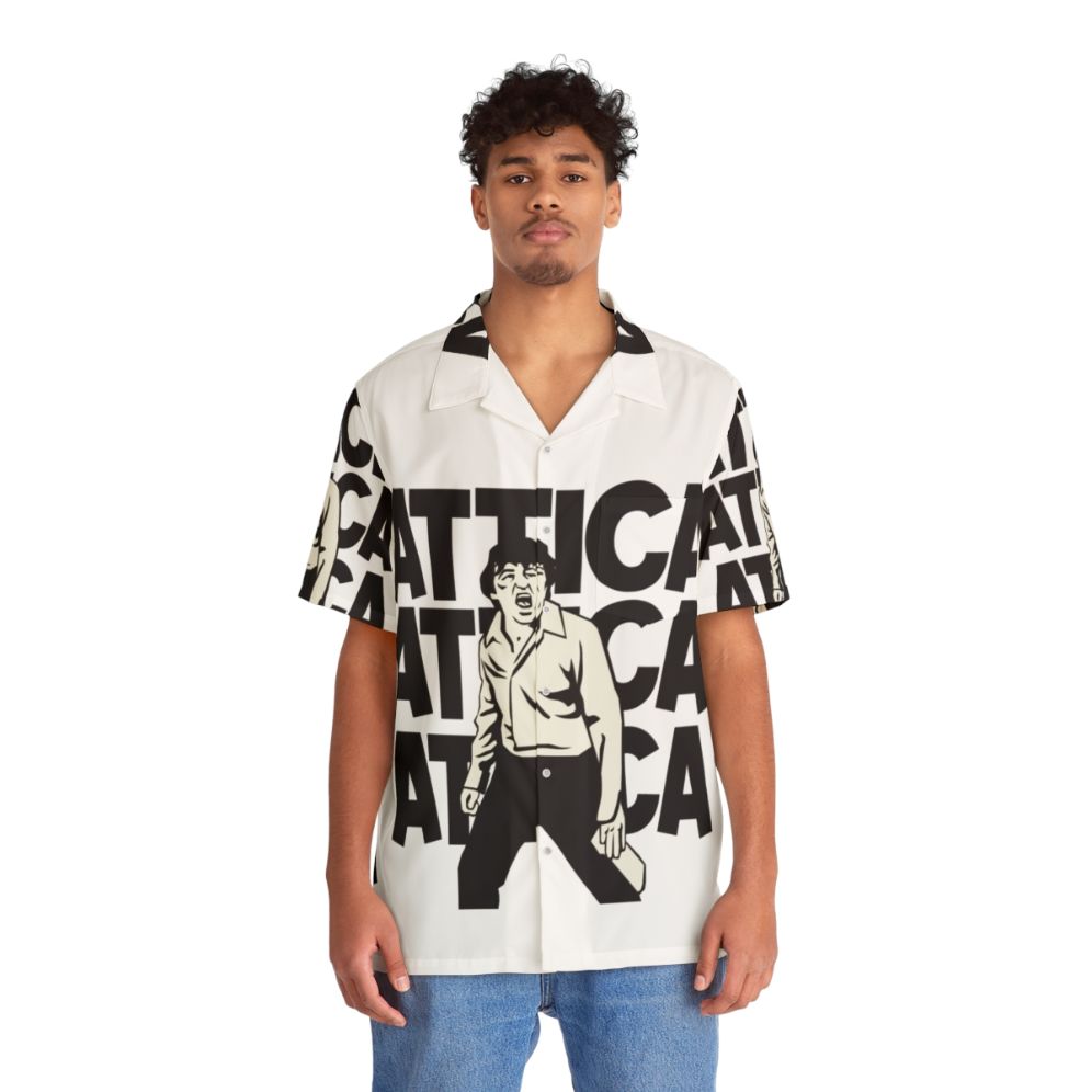 Attica Hawaiian Shirt - Retro Fashion Inspired by 1970s Cinema - People Front