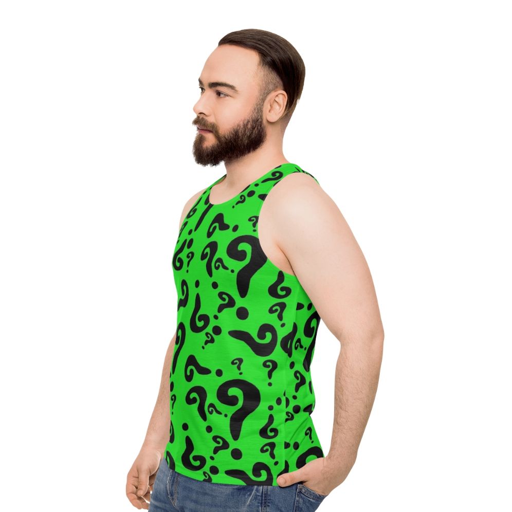 Unisex Riddler Tank Top - men side