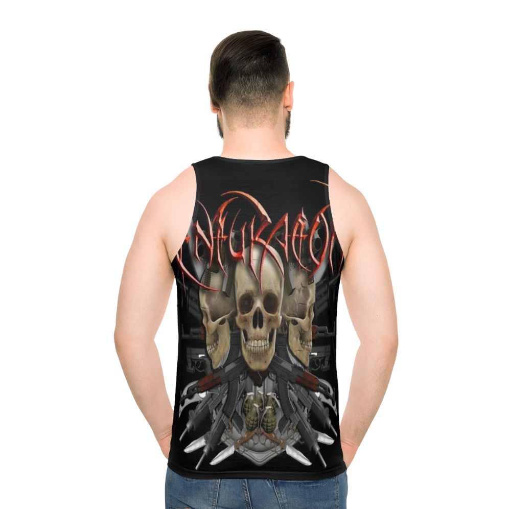 Unisex Band Art Death Metal Tank Top - men back