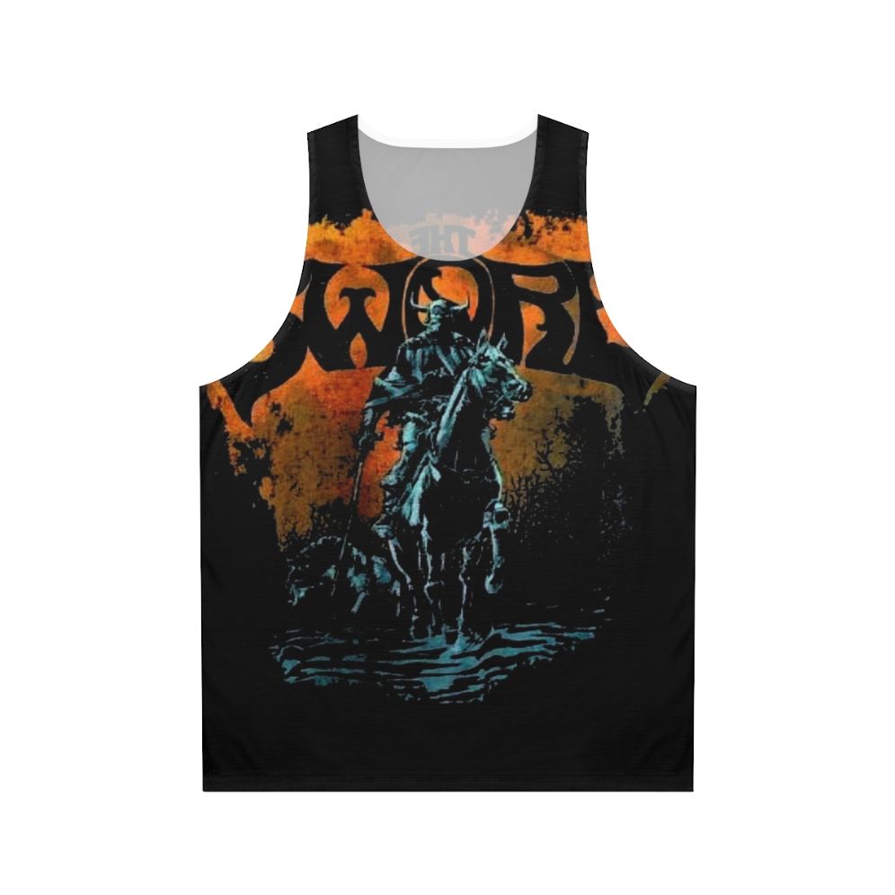 Sword band metal tank top