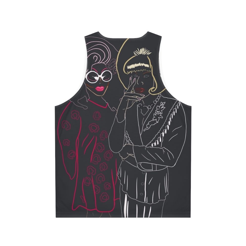 Trixie and Katya Unisex Fan Art Tank Top - Back