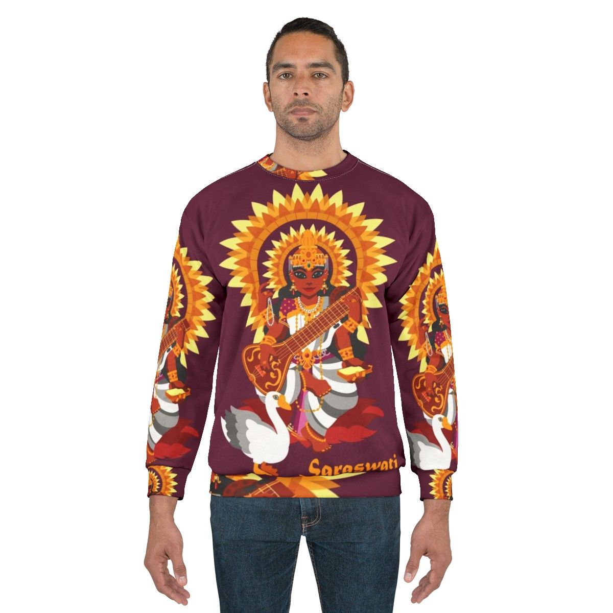 Saraswati Goddess Sweatshirt - men