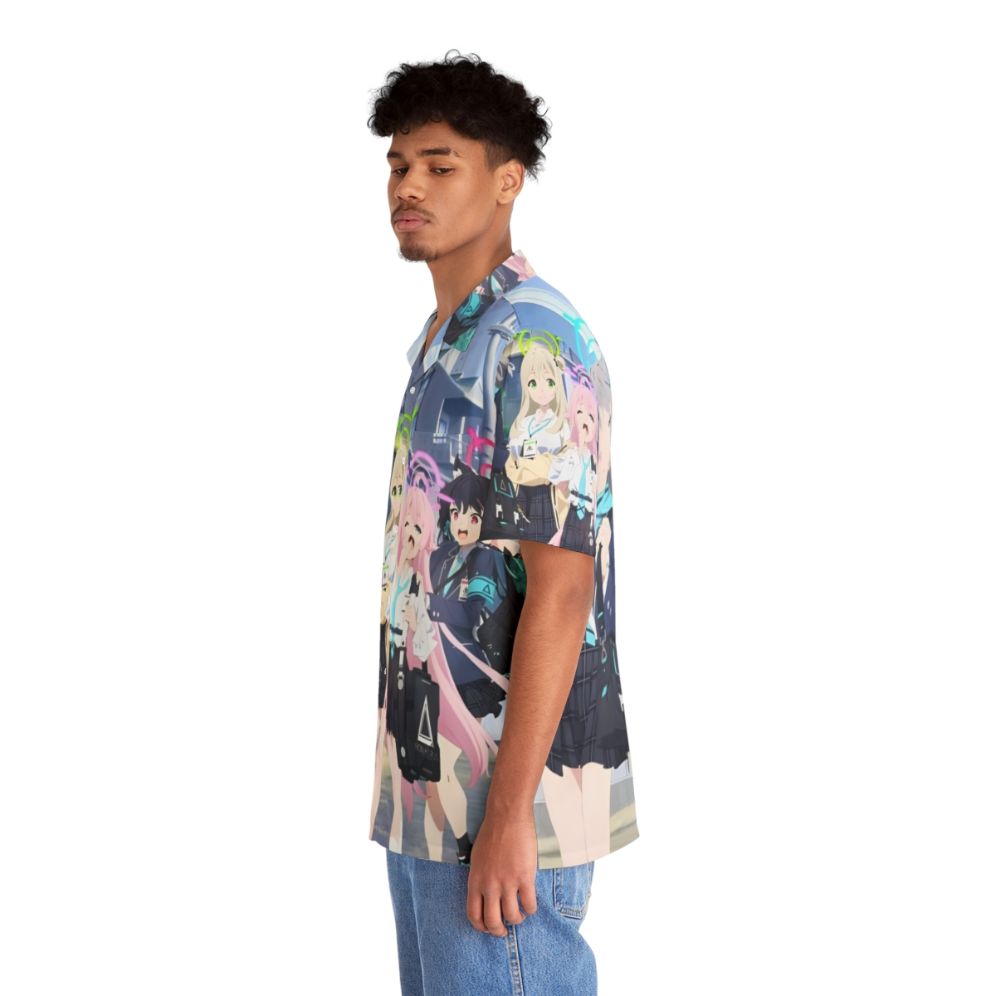 Blue Archive The Animation Anime Hawaiian Shirt with Characters - People Left