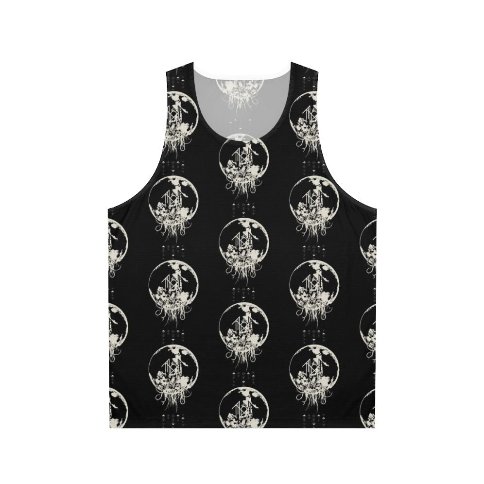 Sleep Token inspired unisex tank top with a moon design