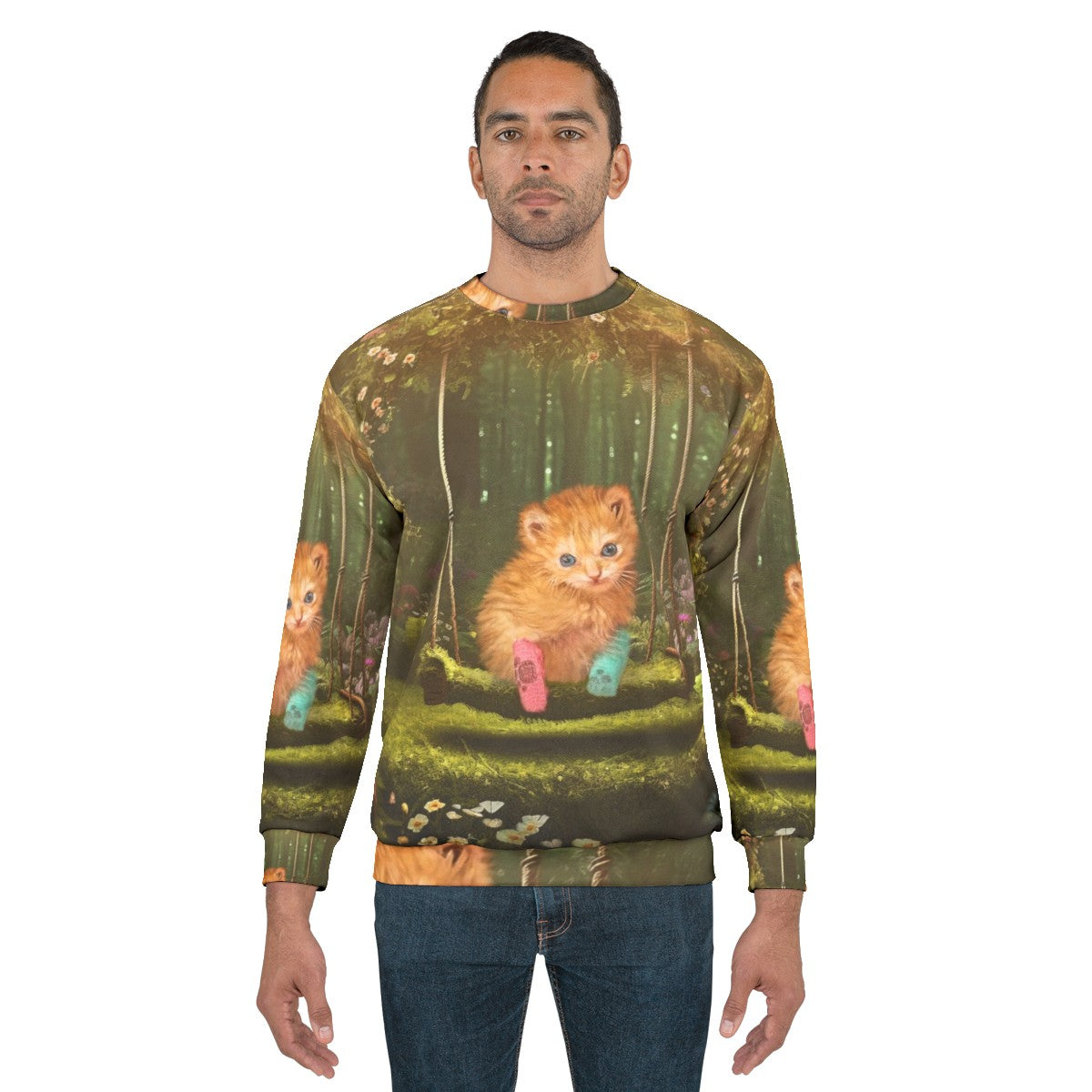 Tater Tot Cat Kitten Sweatshirt - men