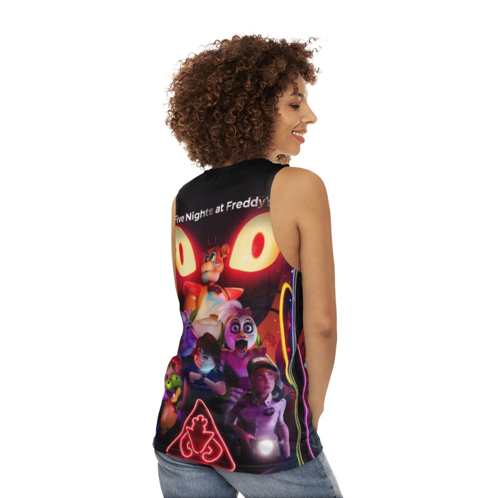 FNAF Security Breach Unisex Gaming Tank Top - women back