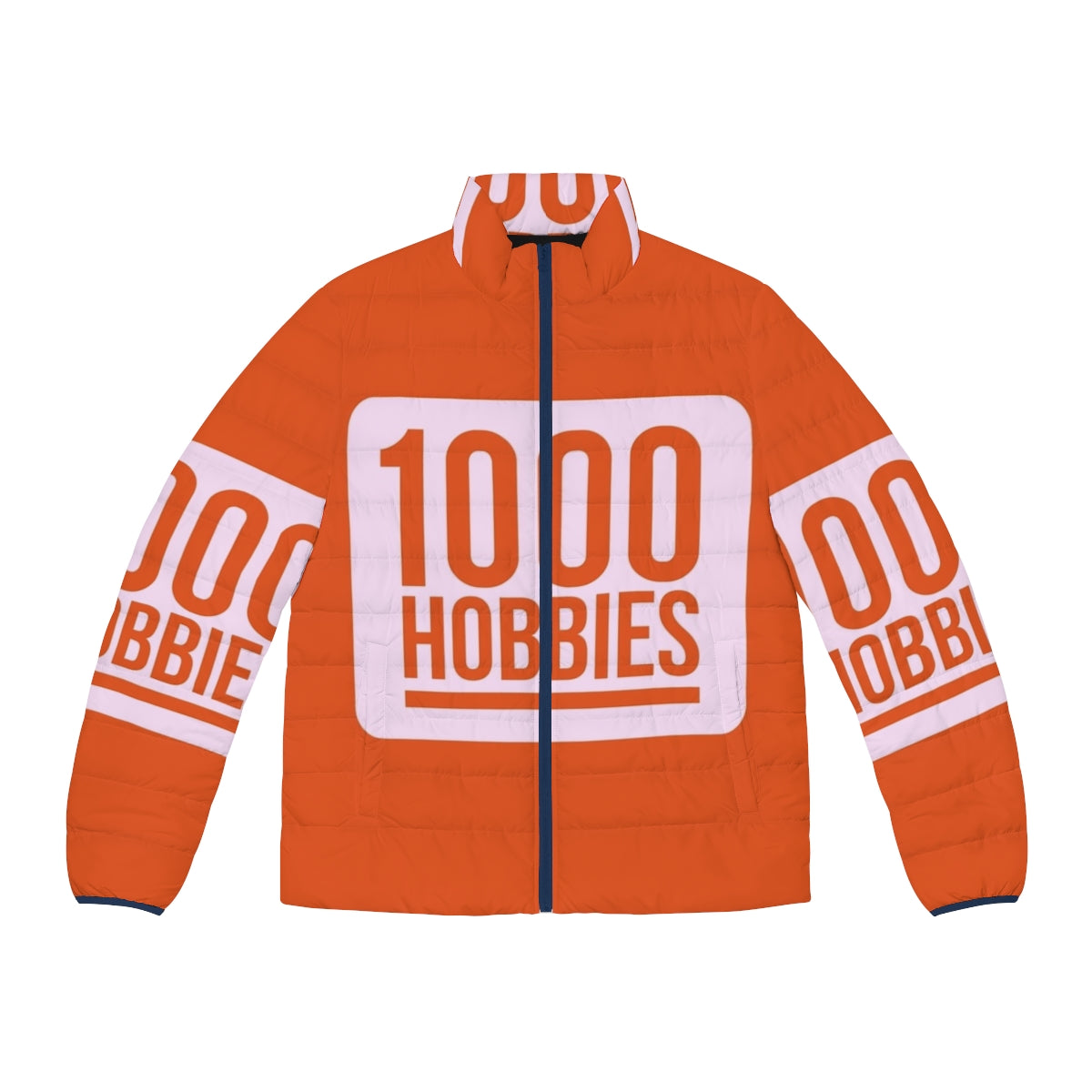 1000 Hobbies branded puffer jacket