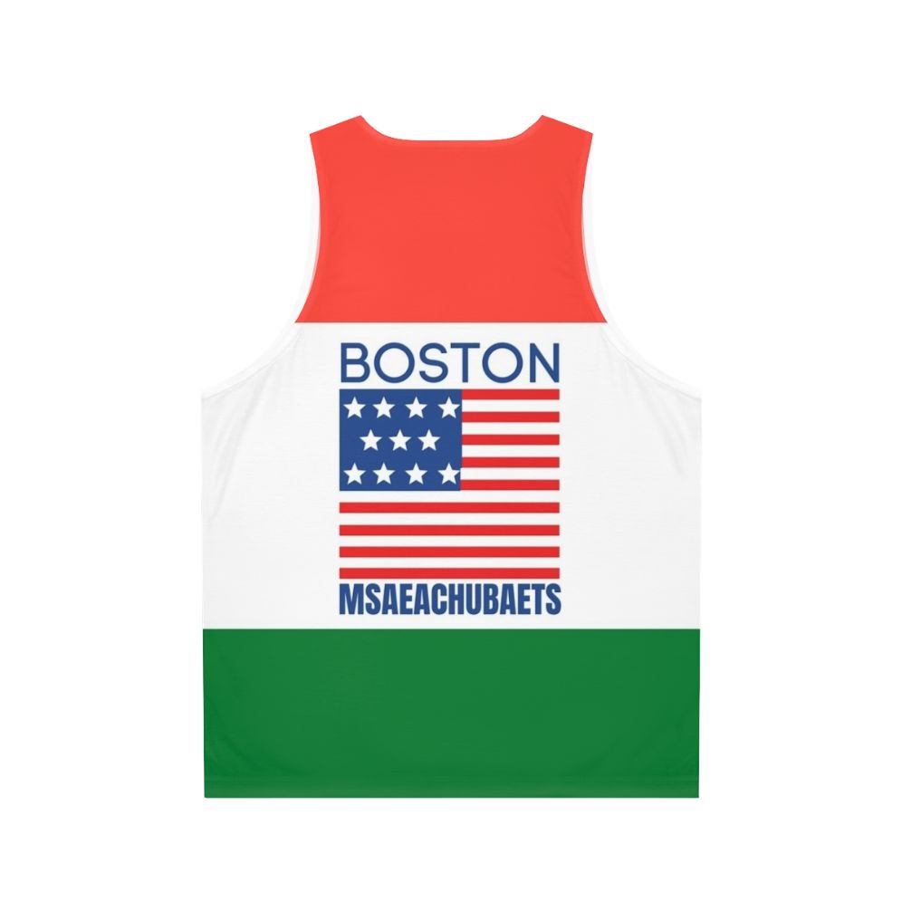 Vintage Boston Msaeachubaets Tank Top - Back