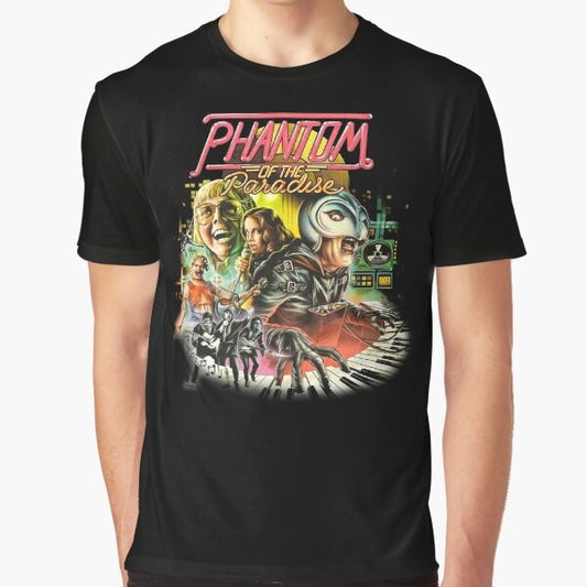 Phantom of the Paradise 70s Graphic T-Shirt with de Palma and musical design